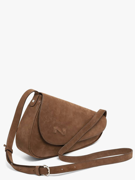 Leather Sunny Nubuck Crossbody Bag Nathan baume Brown n city 6NG other view 1