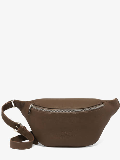 Leather Large Derby Bis Belt Bag Nathan baume Brown n city 22