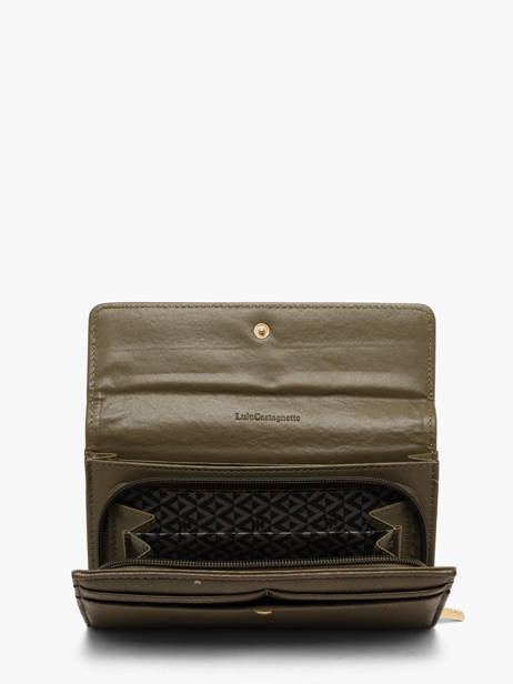 Portefeuille Lulu castagnette Vert zip ORASIE vue secondaire 1