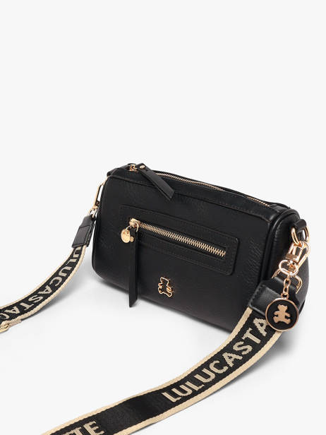 Sac Bandoulière Zip Lulu castagnette Noir zip BARNABE vue secondaire 1