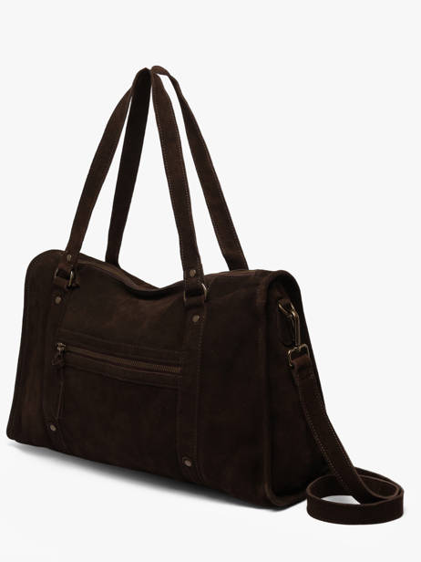Sac Porté épaule Lula Pieces Marron lula 17168459 vue secondaire 1