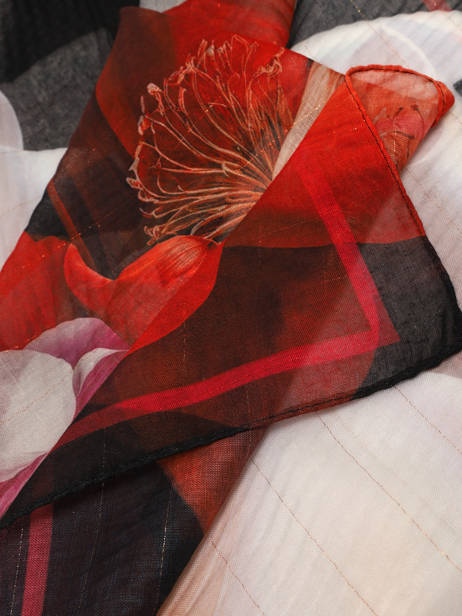 Foulard Desigual Noir rosea 26WAWA17 vue secondaire 1