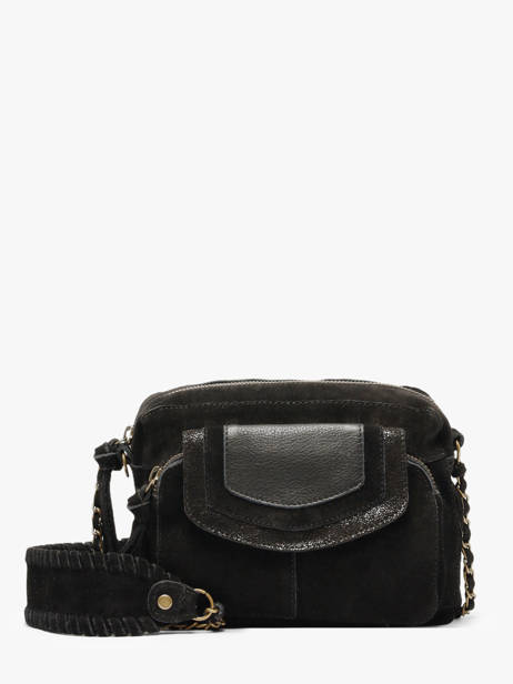 Shoulder Bag Abigail Leather Pieces Black abigail 17166655