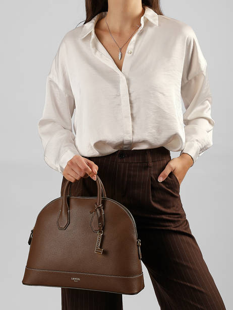 Handbag Belleville Leather Lancel Brown belleville A13736 other view 1