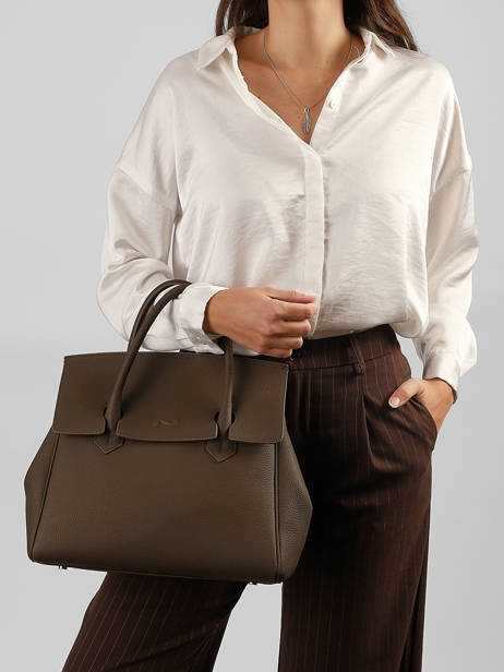 Top Handle Clara Leather Nathan baume Brown nathan 2 other view 1
