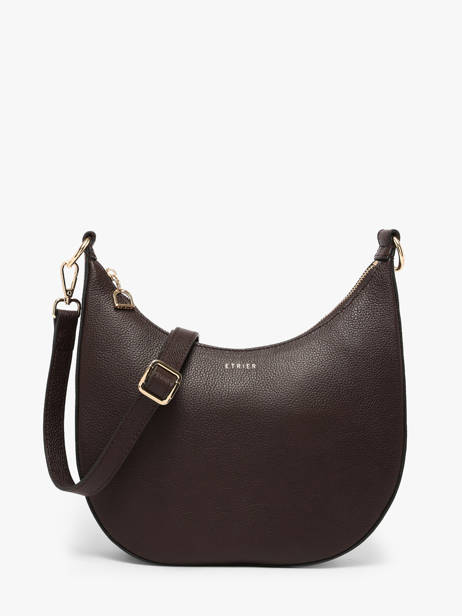 Shoulder Bag M Tradition Leather Etrier Brown tradition ETRA102M
