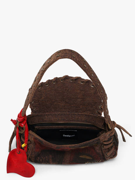 Shoulder Bag Graffiatto Desigual Brown graffiatto 26WAXD14 other view 2