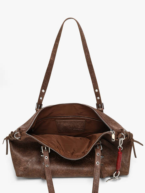 Sac Porté épaule Half Logo Desigual Marron half logo 26WAXPAF vue secondaire 2