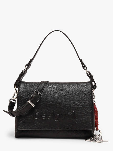 Crossbody Bag Half Logo Desigual Black half logo 26WAXP08