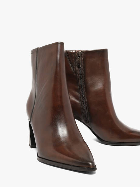 Bottines à Talon En Cuir Tamaris Marron women 47 vue secondaire 1