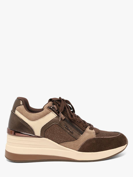Platform Sneakers In Leather Tamaris Brown women 41