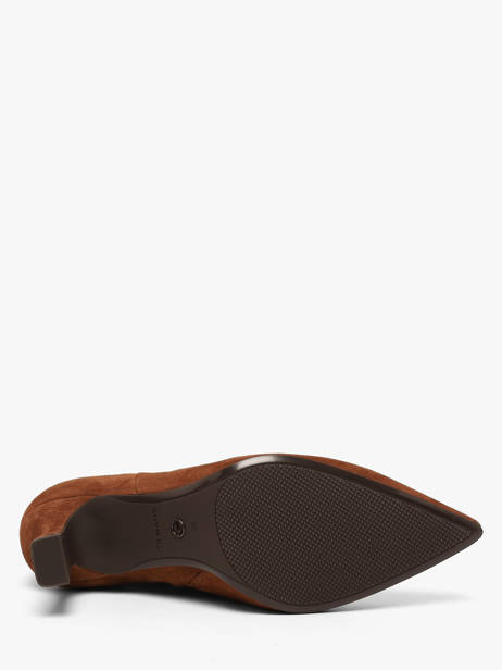 Bottines Talon Aiguille En Cuir Tamaris Marron women 45 vue secondaire 4
