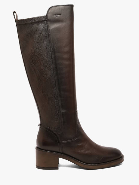 Bottes à Talon En Cuir Tamaris Marron women 47