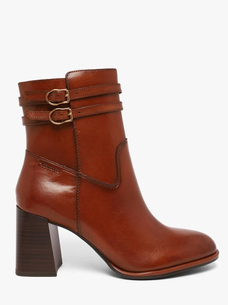 Bottines à Talon En Cuir Tamaris Marron women 47