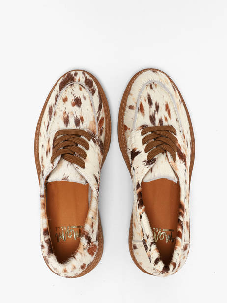 Chaussures Bateau Plateforme En Cuir Mam'zelle Multicolore women CSGOZ29 vue secondaire 3