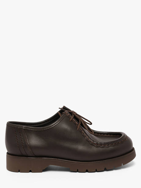 Chaussures Derbies En Cuir Kleman Marron women ZA72107