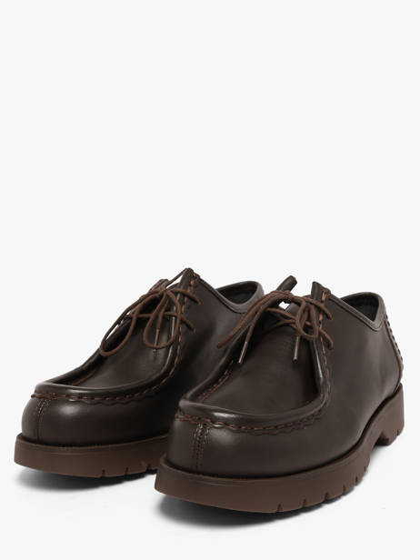 Chaussures Derbies En Cuir Kleman Marron women ZA72107 vue secondaire 1