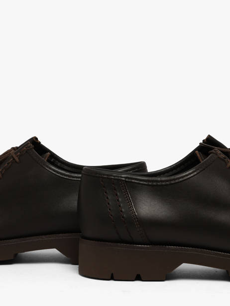 Chaussures Derbies En Cuir Kleman Marron women ZA72107 vue secondaire 2