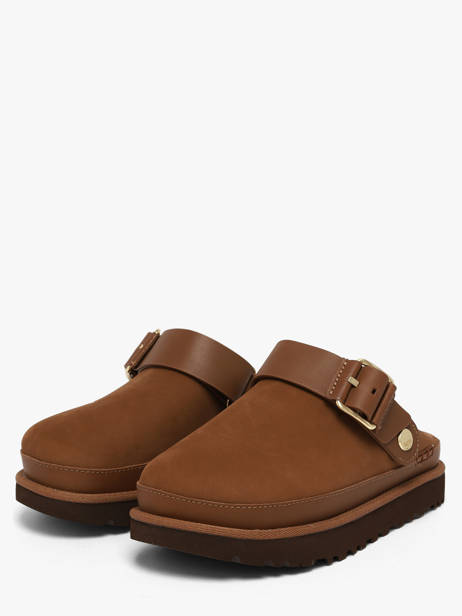Mules Avec Brides En Cuir Ugg Marron women 1169590