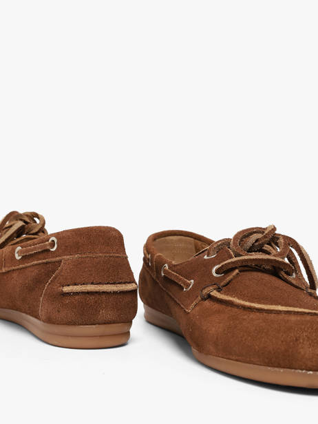 Chaussures Bateau En Cuir Pavement Marron women 24128347 vue secondaire 1