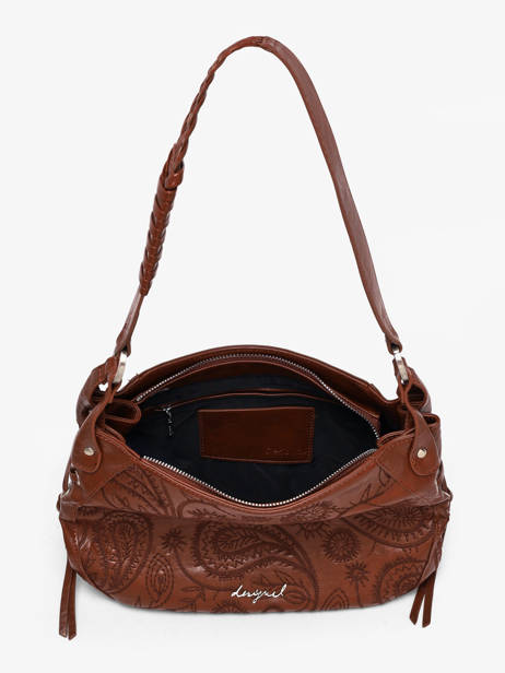 Sac Porté épaule Sirocco Desigual Marron sirocco 26WAXP90 vue secondaire 2