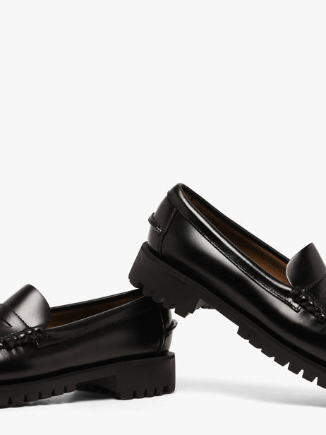 Slippers In Leather Sebago Black women 7002IJ0 other view 2