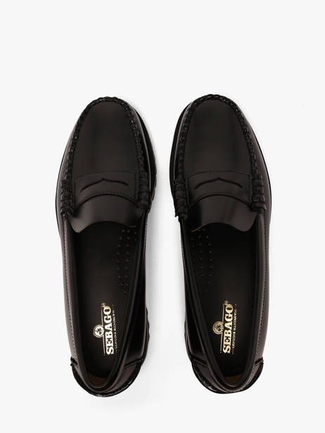 Slippers In Leather Sebago Black women 7002IJ0 other view 3