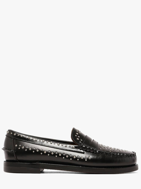 Slippers In Leather Sebago Black women 78118KW