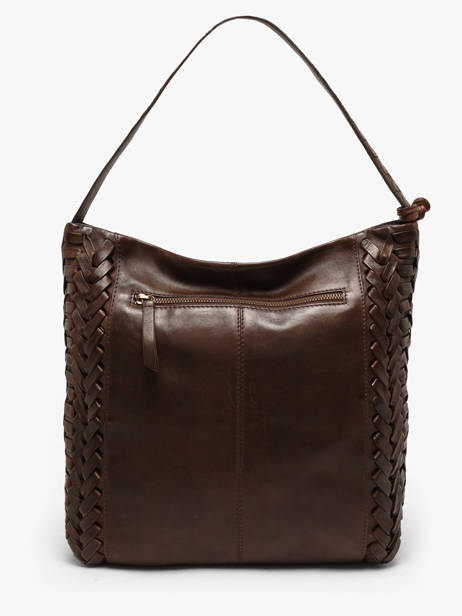 Sac Porté épaule Heritage Cuir Biba Marron heritage ELK1L vue secondaire 3