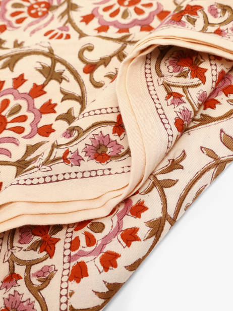 Grand Foulard Alexane 50x50 Byzantine Rouge foulard ALE vue secondaire 2