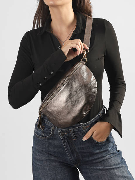 Belt Bag Leather Milano Silver nine NI21123O other view 1