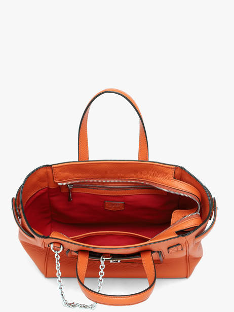 Small Satchel Thea Leather Lancel Orange thea A14221 other view 3