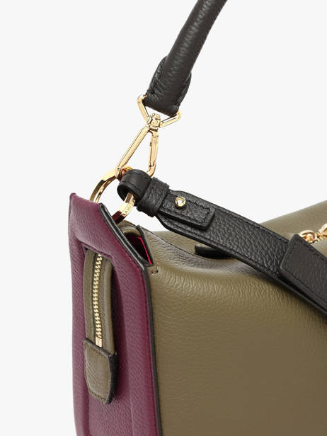 Crossbody Bag Louison Leather Lancel Green louison A14228 other view 2