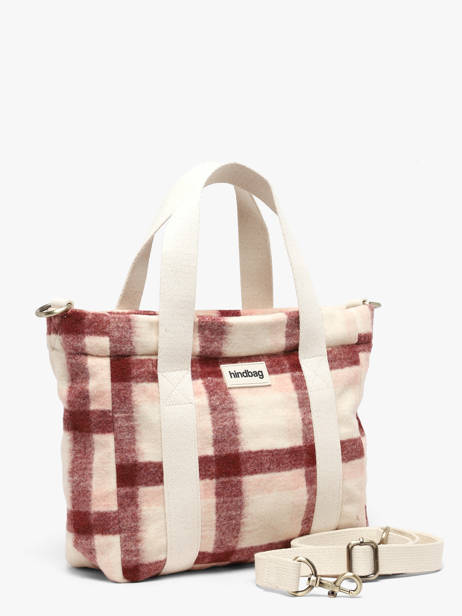 Sac Porté Main Tartan Hindbag Rose tartan TA vue secondaire 1