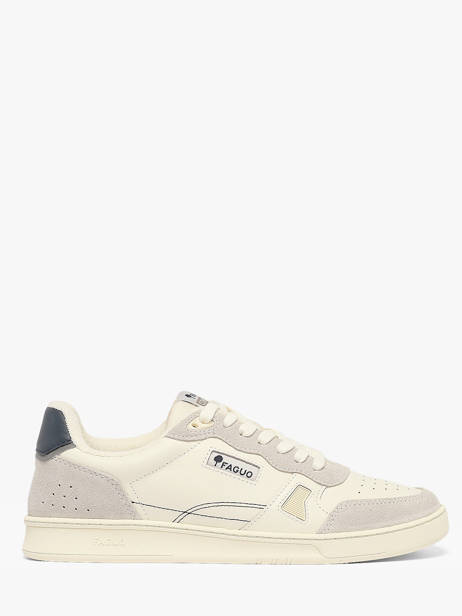 Sneakers In Leather Faguo White men 25CG3113