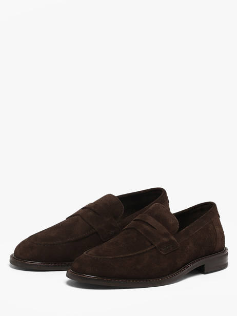 Moccasins In Leather Gant Brown men 33673384 other view 1