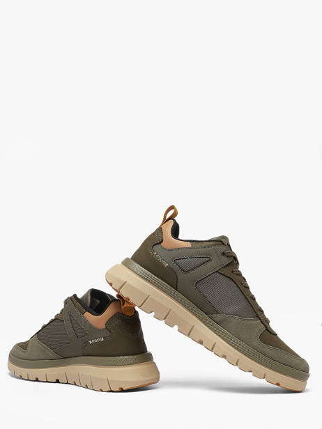 Sneakers In Leather Palladium Green men 4340325 other view 2