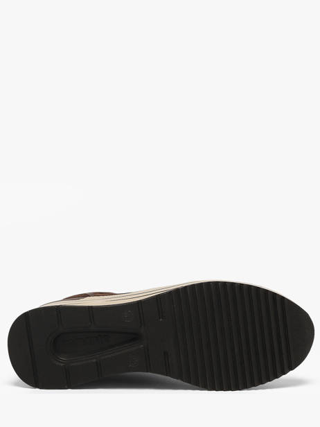 Sneakers Semelle Compensée En Cuir Remonte Marron women 25 vue secondaire 4