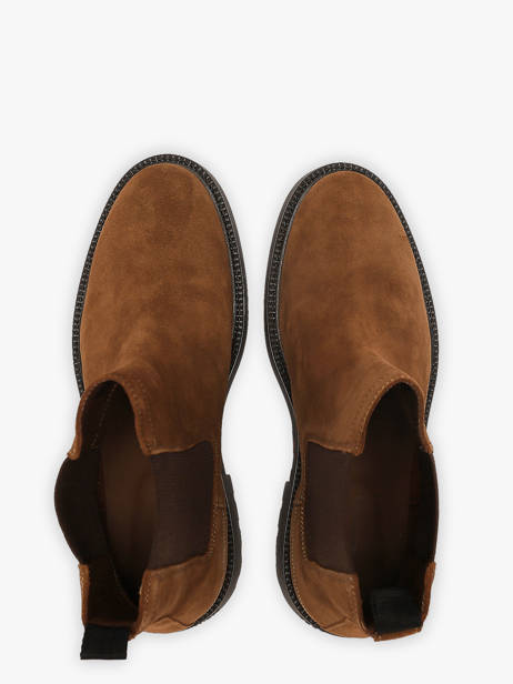 Chelsea Boots In Leather Tommy hilfiger Brown men 5952GVQ other view 3