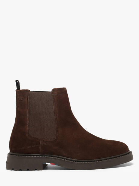 Chelsea Boots In Leather Tommy hilfiger Brown men 5952GT6