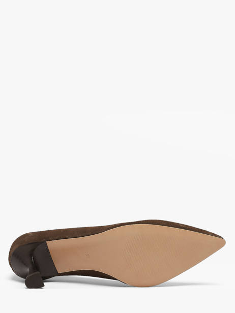 Escarpins Talon Aiguille En Cuir We do Marron women CO55406B vue secondaire 4