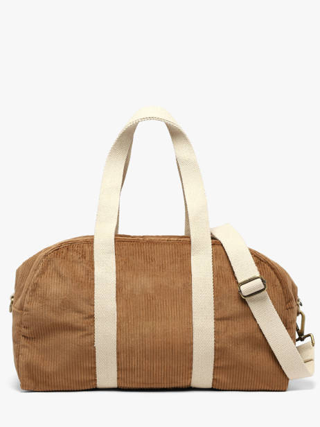 Sac Porté épaule Charlie Velours Côtelé Hindbag Marron velours V vue secondaire 3