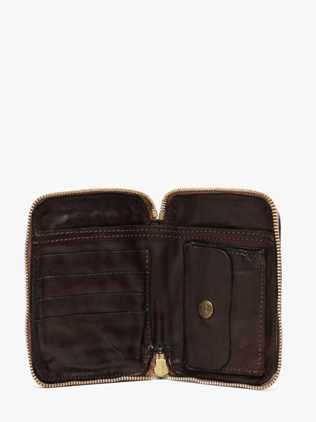 Leather Tosca Wallet Campomaggi Brown poppi 2060ND other view 3