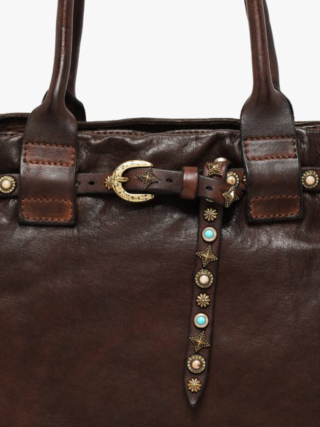 Handbag Poppi Leather Campomaggi Brown poppi 41020ND other view 3