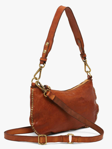 Shoulder Bag Kura Leather Campomaggi Brown kura 42760ND other view 2