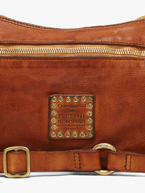 Shoulder Bag Kura Leather Campomaggi Brown kura 42760ND other view 3