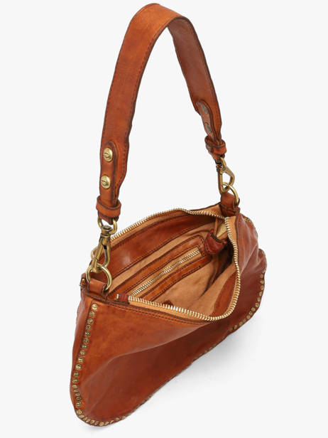 Shoulder Bag Kura Leather Campomaggi Brown kura 42760ND other view 4