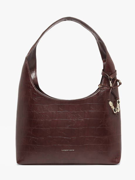 Sac Cabas Lauren Effet Croco Laurent david Rouge ld bags 52