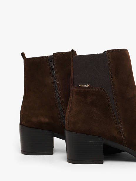 Bottines In Leather Mephisto Brown women P5150089 other view 2