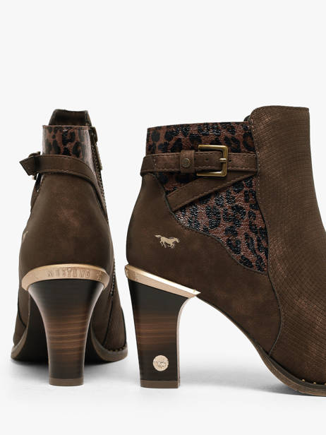 Heeled Boots Mustang Brown women M0012002 other view 2